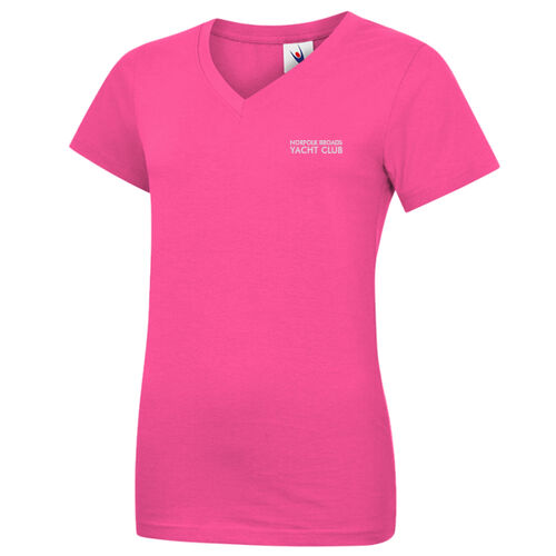 Ladies V Neck T Shirt Thumbnail